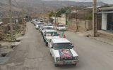 همزمان با سراسر کشور راهپیمایی خودرویی یوم الله۲۲ بهمن درشهر سرفاریاب/تصاویر