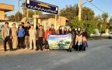همایش پیاده روی کارکنان شبکه بهداشت شهرستان چرام به مناسبت روز هوای پاک