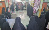 برپایی نمایشگاه مدرسه انقلاب در دبیرستان دخترانه اسماء سرفاریاب-
